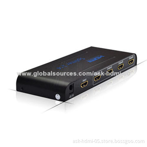 1.4v 3D 4kx2k 1x4 HDMI video and audio amplifier splitter